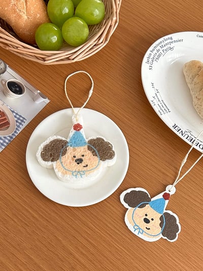 卡通可愛木漿綿洗碗海綿組8入 299專屬免運優惠商品6