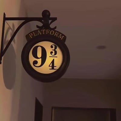 哈利波特裡的9又4分之3月臺小圓燈3
