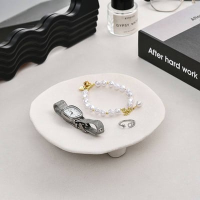 INS風陶瓷首飾托盤 實用兼具氛圍感玄關鑰匙首飾收納5