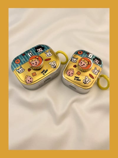 原田治可愛選轉鈕AirPods保護殼3