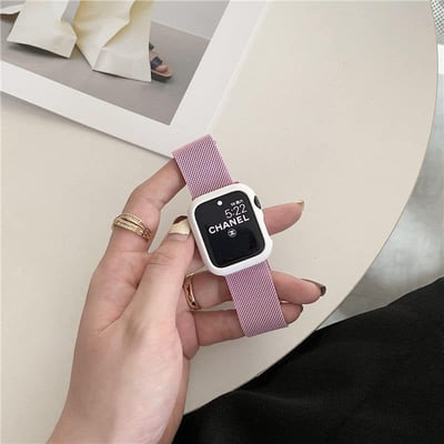 米蘭12色磁吸不鏽鋼金屬Apple Watch錶帶3