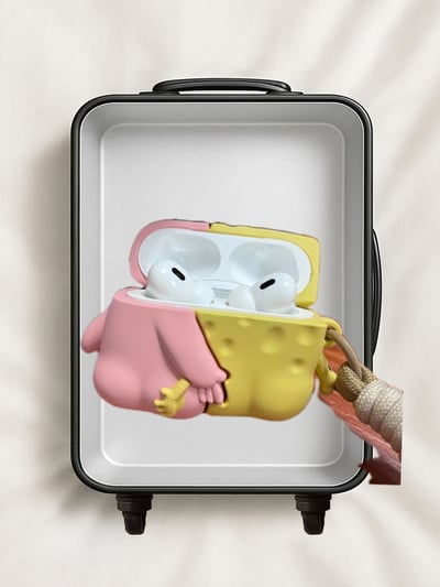 好朋友一起抱抱 蘋果系列耳機套附掛繩4