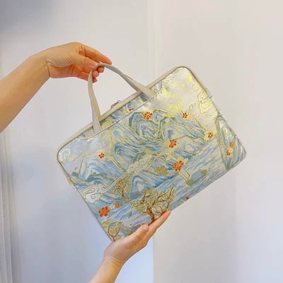 錦繡山河 刺繡山河壯闊感多功能旅行電腦包4