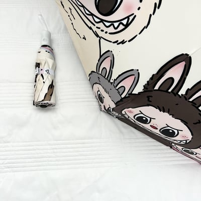 拉布布全明星大集合晴雨兩用自動雨傘4