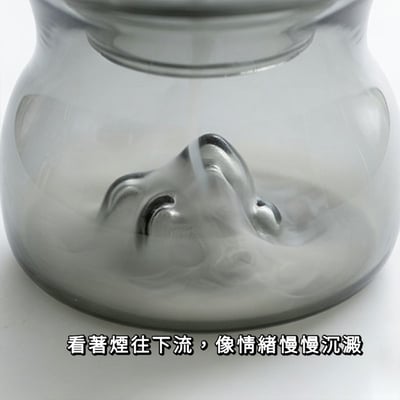 觀山倒流玻璃小香爐4