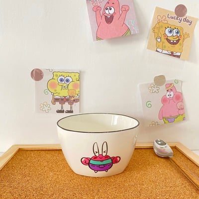 海綿寶寶系列陶瓷餐具飯碗9