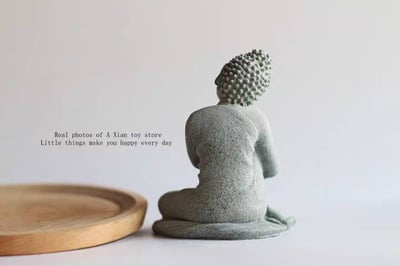 無聊就靜一靜沉思佛擺件2