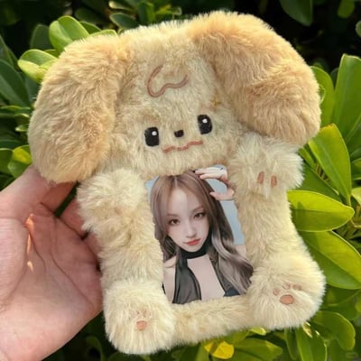 追星必備 可愛邊牧毛絨卡套6