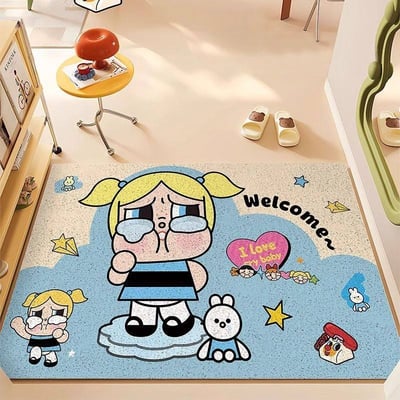 豪可愛哭哭小女警圈絲地墊3