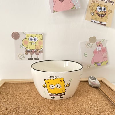 海綿寶寶系列陶瓷餐具飯碗8