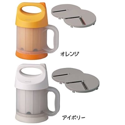 日本 DOSHISHA 電動蔬菜切薄機  橘色4