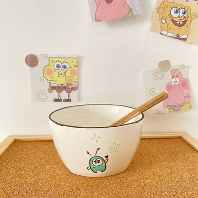 海綿寶寶系列陶瓷餐具飯碗4