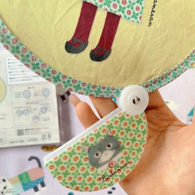 出門包包必備的小東西 一秒打開太方便   日系狗狗系列折疊扇6