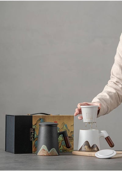 可刻字專屬訂製 江山手工系列陶瓷茶杯組11