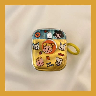 原田治可愛選轉鈕AirPods保護殼4