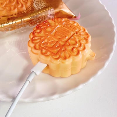 蛋豆沙中秋月餅AirPods保護套3