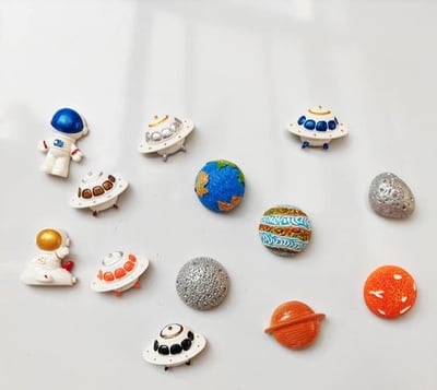 你會喜歡的太空人冰箱磁鐵12入  現貨免運2