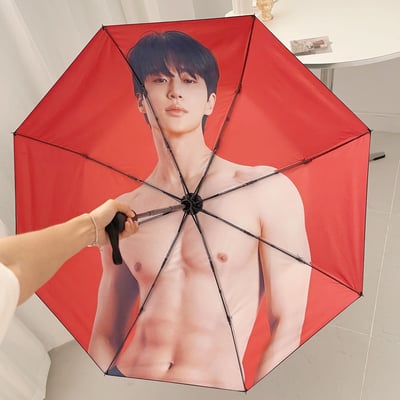 韓星肌肉遮陽閨蜜禮物遮陽傘雨傘6