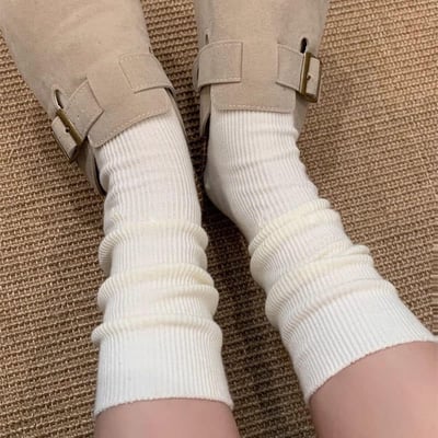 秋日溫柔係優雅百搭堆堆女襪4