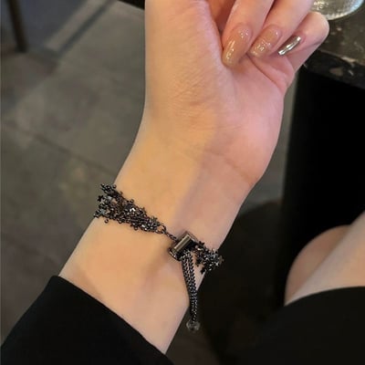 小香風星光錶帶時尚閃耀設計 金屬星星流蘇鏈 Apple Watch 錶帶7