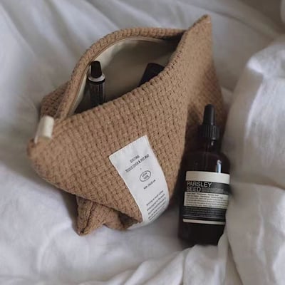 北歐編織格紋多功能收納袋 紙巾套 × 化妝包 × 生活萬用袋2