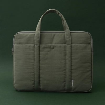 簡約風格商務必備 防震內膽袋電腦包手提包4