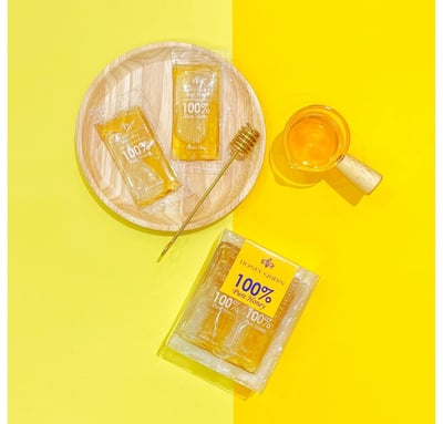 中秋節限定 蜂蜜隨身包（簡裝12入）兩盒＋嫣紅烏桕花蜜180g組合2