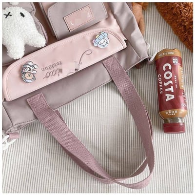 學生補習袋多功能手提帆布包13