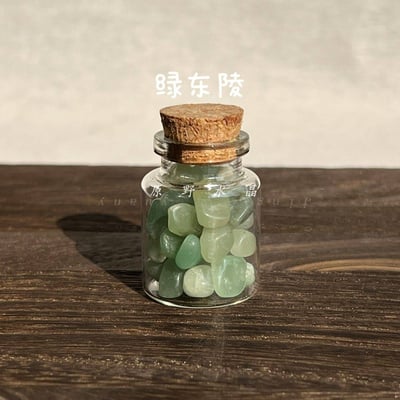 天然水晶許願瓶套裝 10入能量瓶 精緻擺件5