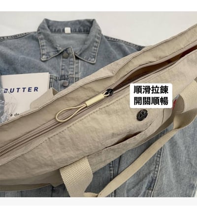 韓系輕便大容量通勤托特包9