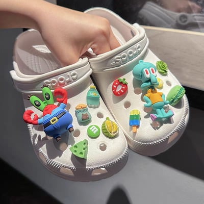 洞洞鞋扣系列 章魚哥跟蟹老闆12入1