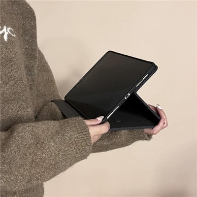 小狗與小貓 牛仔刺繡感狗狗貓咪造型平板保護套7