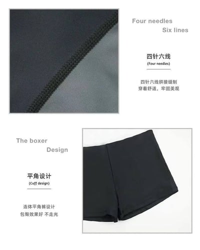 高級感連身顯瘦泳裝 加贈泳帽泳鏡版7