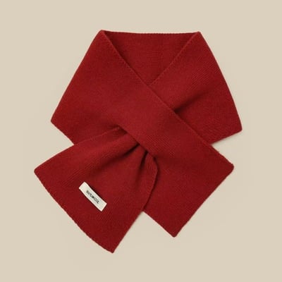 冬日氛圍感交叉圍巾2條組2