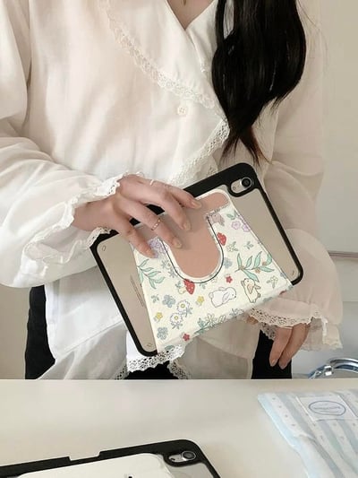 秘密花園 春季小兔子花園IPad平板保護套6