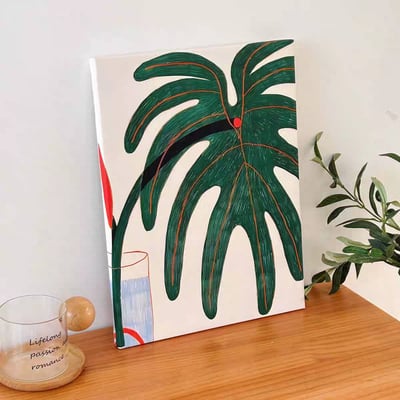 多款北歐小清新綠植裝飾畫5