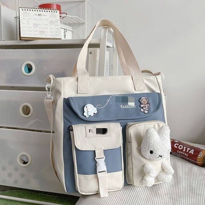 學生補習袋多功能手提帆布包8