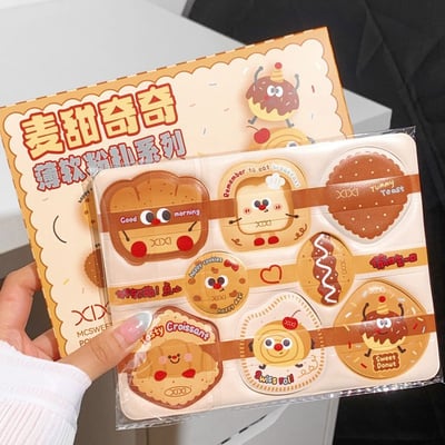 可愛到犯規   吐司甜點粉撲套組 超軟棉花糖觸感・乾濕兩用上妝神器1