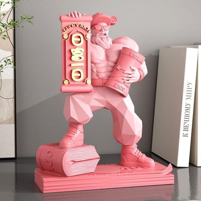 日富一日招財肌肉財神爺2