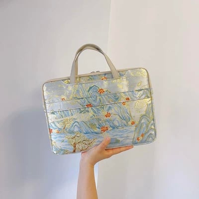 錦繡山河 刺繡山河壯闊感多功能旅行電腦包5