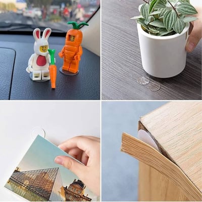 居家神器超實用壓克力雙面無痕圓形膠 2cm* 100pcs『8/3結單』2