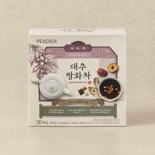 PEACOCK 濟州紅棗雙和茶 20入 260g『8/31 結單』1
