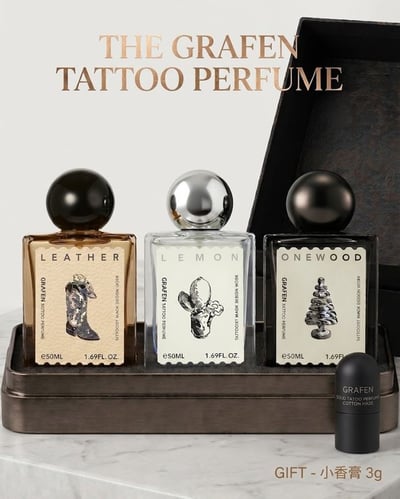 韓國 GRAFEN Tattoo Perfume｜藝術家插畫師聯名限定版 50ml3