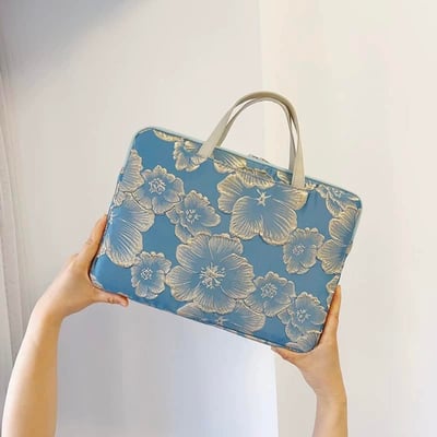 人間富貴花 刺繡牡丹多功能旅行電腦包4