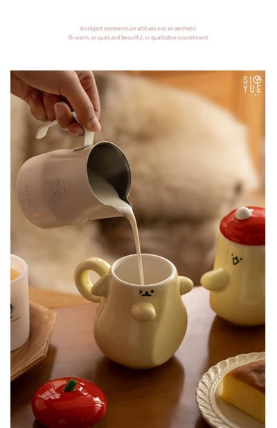 卡哇伊相擁陶瓷抱抱杯8