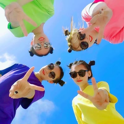 閨蜜就是歸me一起穿純棉T恤加短襪8