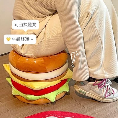 起司漢堡 超軟漢堡儲物小凳子5