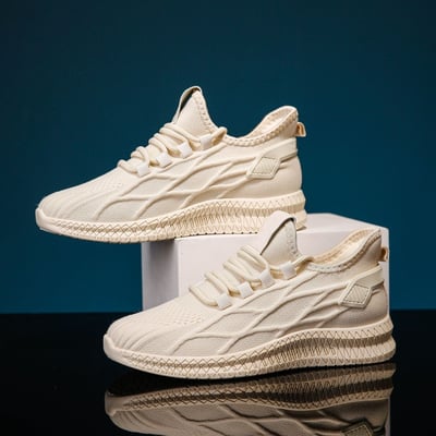 三防鞋 防潑水防污超輕飛織跑鞋 健步運動鞋情侶款10