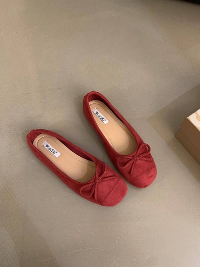 優質軟底大尺碼平底法式芭蕾鞋   現貨免運1