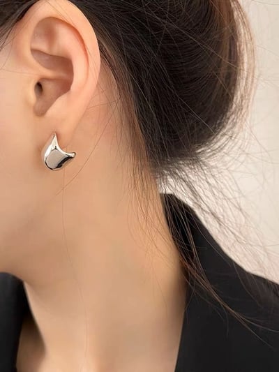 銀色簡約氣質系列耳環7入組5